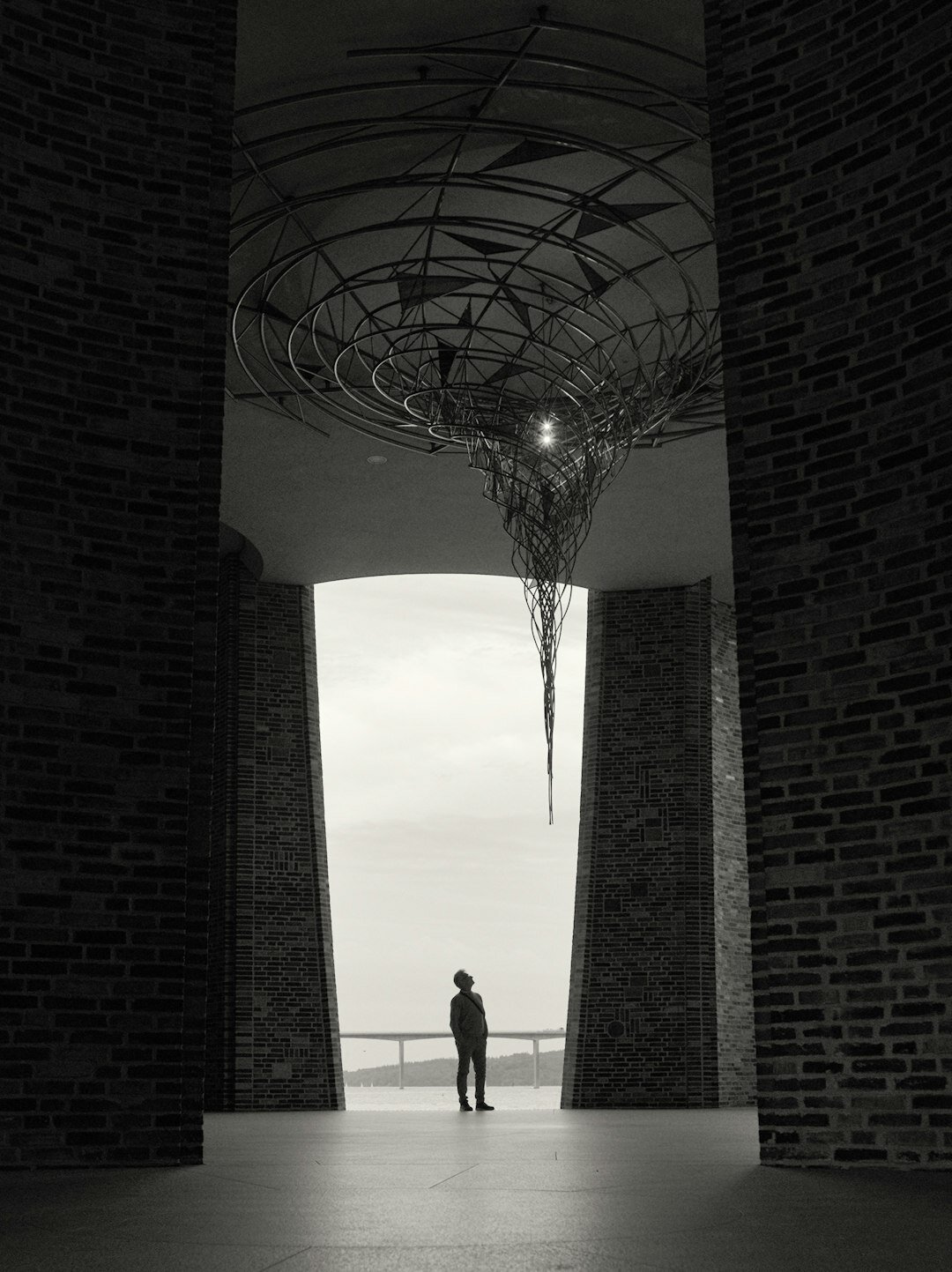 Portrait of a Danish male documentary photographer
