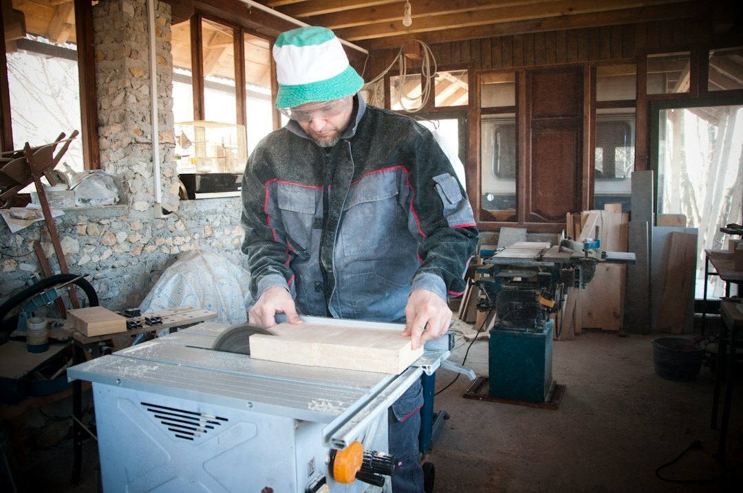Danish craftsman working with wood in a workshop
